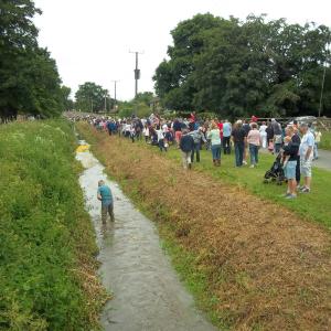2016 06 16 Moulton Funday Duck race form the Little Bridge to Packhorse Bridge 3